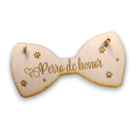 CARTEL PAJARITA PARA MASCOTAS PERRO DE HONOR