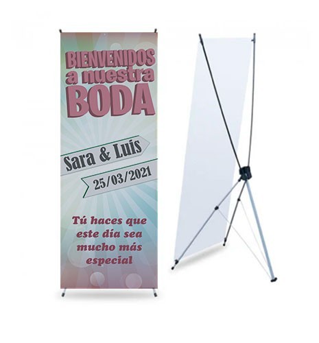 BANNER DE BODA MODERNO