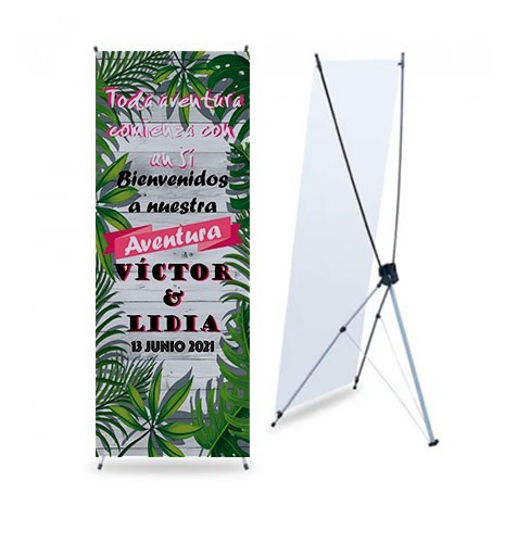 BANNER DE BODA TROPICAL