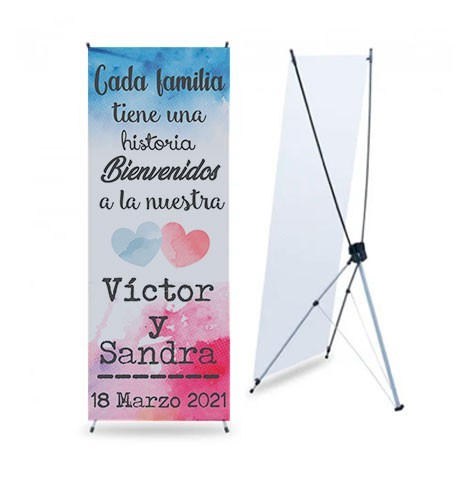 BANNER DE BODA ACUARELA