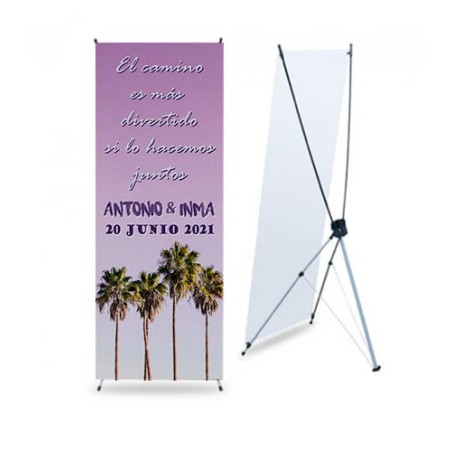 BANNER DE BODA PALMERAS