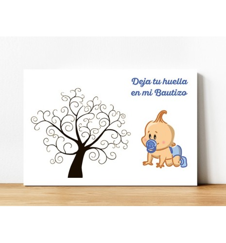 ÁRBOL DE HUELLAS BAUTIZO NIÑO