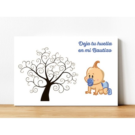 ÁRBOL DE HUELLAS BAUTIZO NIÑO