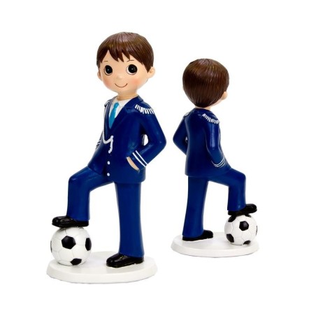 Figura comunión niño fútbol