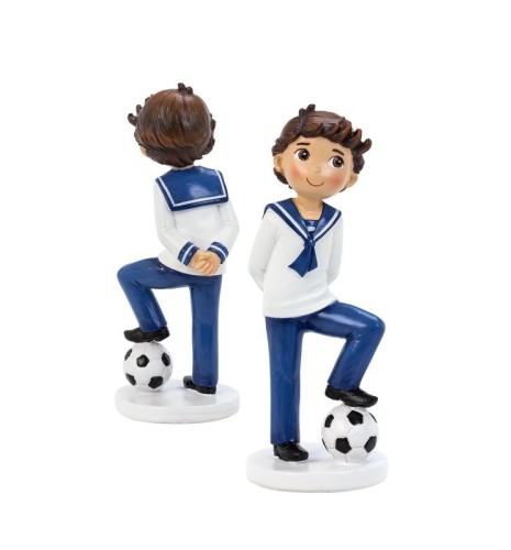 Figura comunión niño fútbol