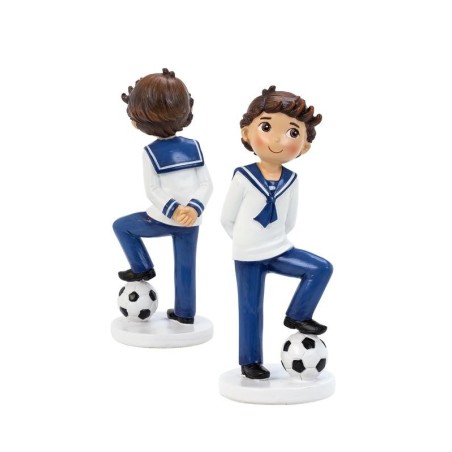 Figura comunión niño fútbol