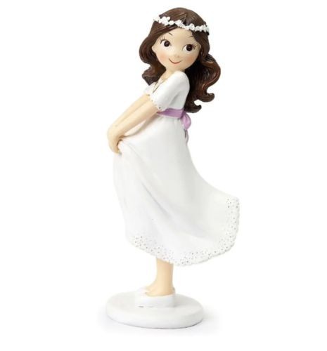 Figura comunión niña coronita