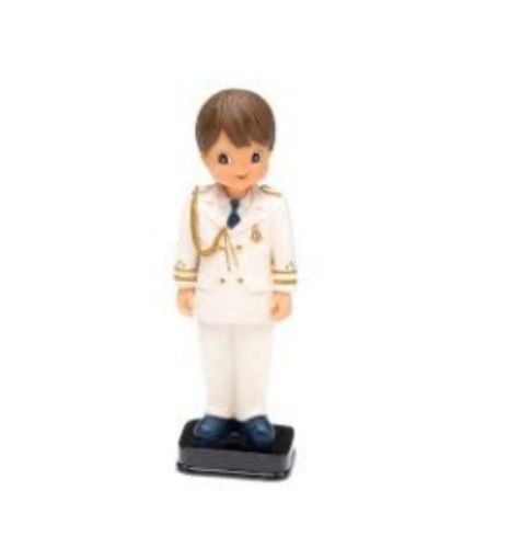 Figura comunión niño con traje almirante blanco