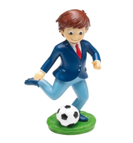 Figura comunión niño fútbol