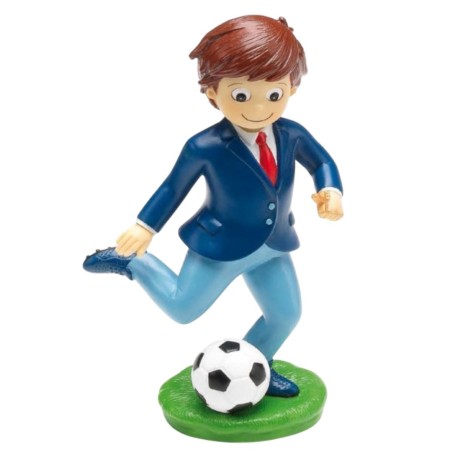 Figura comunión niño fútbol