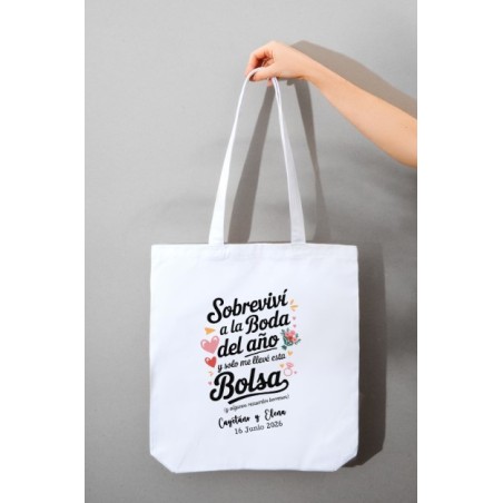 BOLSA SUBLIMADA NON WAVEN SOBREVIVÍ