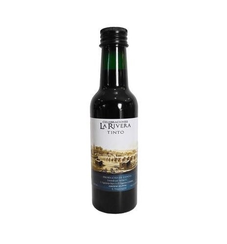 VINO TINTO LA RIVERA 180 ML PLÁSTICO