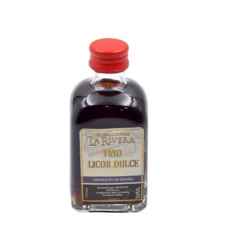 VINO DULCE LA RIVERA 50 ML CRISTAL