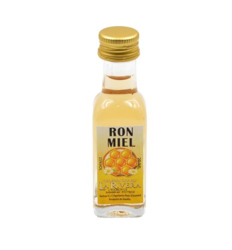 LICOR DE RON MIEL 20 ML. CRISTAL