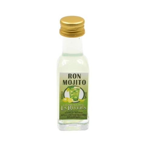 LICOR DE RON MOJITO 20 ML. CRISTAL