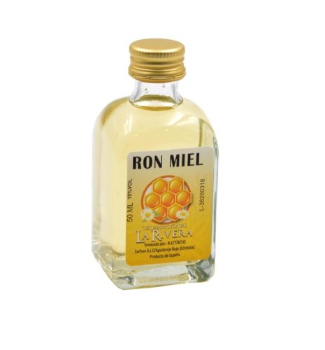 LICOR DE RON MIEL 50 ML. CRISTAL