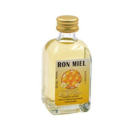 LICOR DE RON MIEL 50 ML. CRISTAL