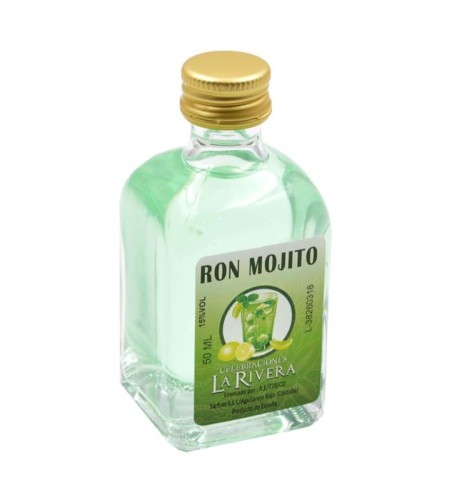 LICOR DE RON MOJITO 50 ML. CRISTAL