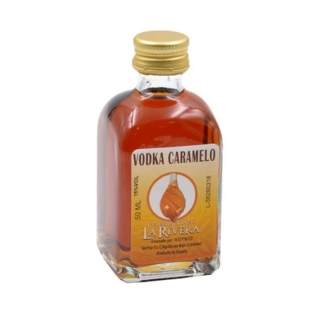 LICOR DE VODKA CARAMELO 50 ML. CRISTAL