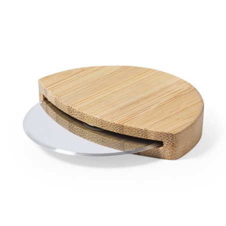 CORTAPIZZAS DE BAMBÚ PERSONALIZADO BAUTIZO