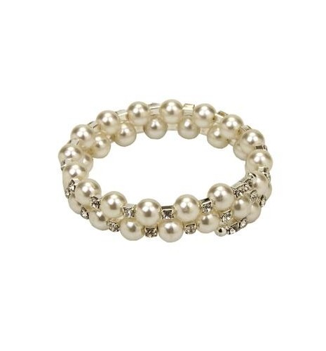 PULSERA PERLAS DOBLE