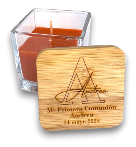 VELA AROMA NARANJA PERSONALIZADA