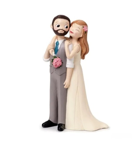 FIGURA TARTA NOVIOS HIPSTER