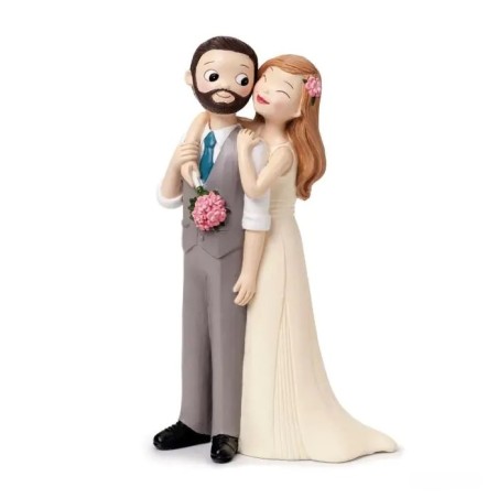 FIGURA TARTA NOVIOS HIPSTER