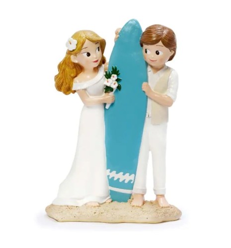 FIGURA TARTA NOVIOS SURFEROS