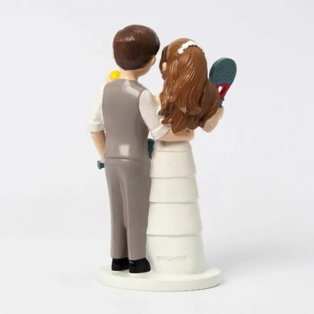 FIGURA TARTA NOVIOS PADEL