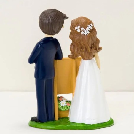 FIGURA TARTA NOVIOS PIZARRA
