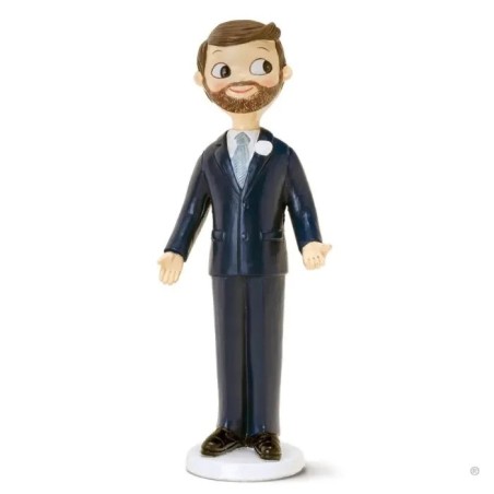 FIGURA TARTA NOVIO CON BARBA