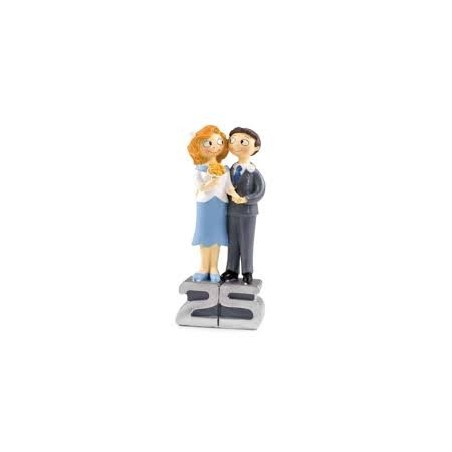 FIGURA TARTA NOVIOS 25 ANIVERSARIO