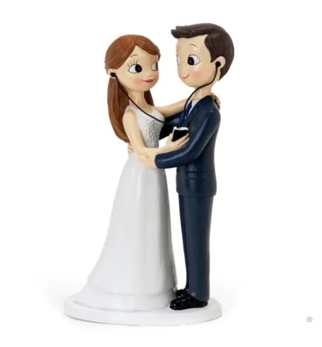 FIGURA TARTA NOVIOS MÚSICA