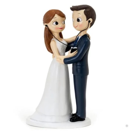 FIGURA TARTA NOVIOS MÚSICA