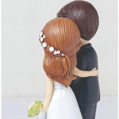 FIGURA TARTA NOVIOS CON BEBÉ