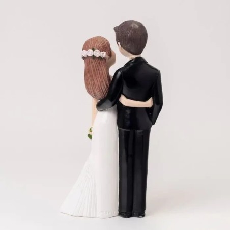 FIGURA TARTA NOVIOS ELEGANTES