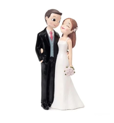 FIGURA TARTA NOVIOS ELEGANTES