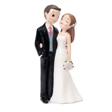 FIGURA TARTA NOVIOS ELEGANTES