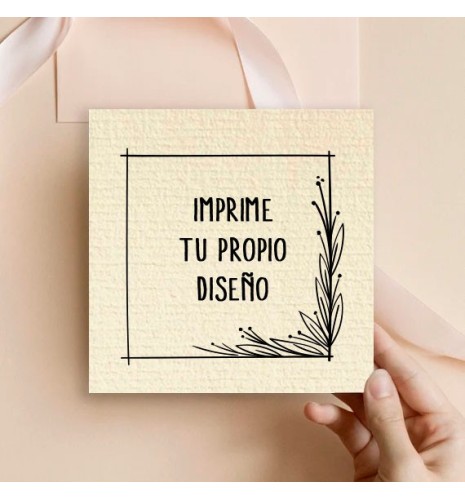 IMPRIME TU PROPIA INVITACIÓN 145 x 145 MM