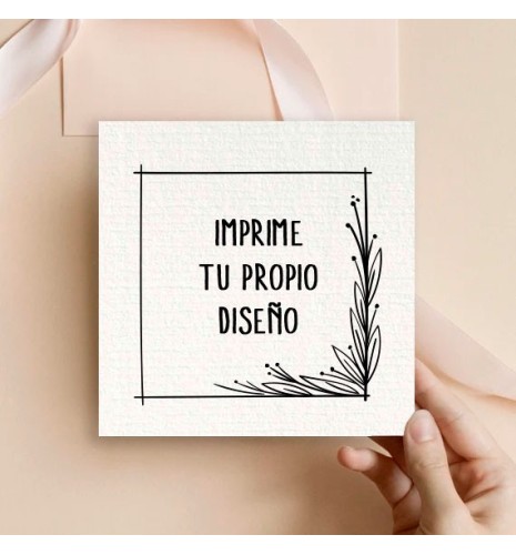 IMPRIME TU PROPIA INVITACIÓN 145 x 145 MM