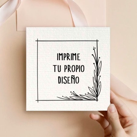 IMPRIME TU PROPIA INVITACIÓN 145 x 145 MM