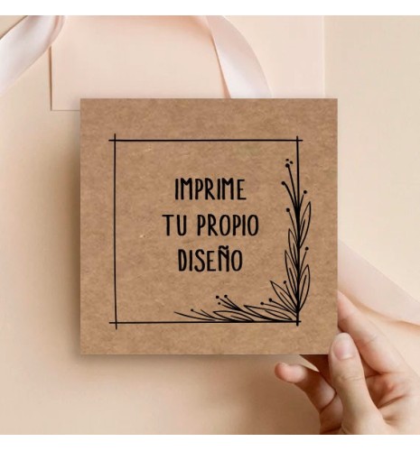 IMPRIME TU PROPIA INVITACIÓN 145 x 145 MM