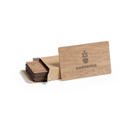 TARJETAS DE MADERA packde 10 uds