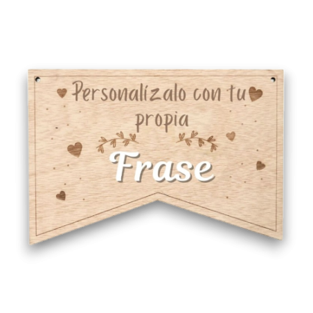 CARTEL DE MADERA CON TU PROPIA FRASE