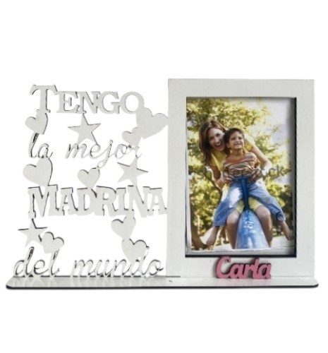 MARCO PARA FOTO MADRINA 02 - rosa