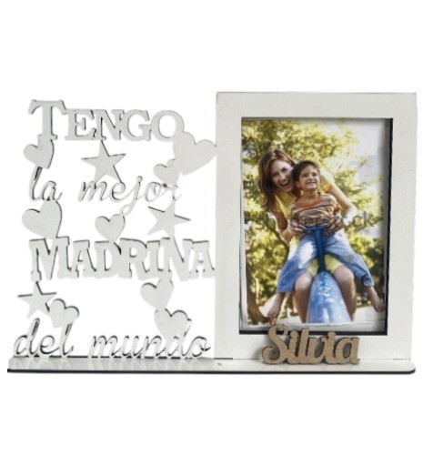 MARCO PARA FOTO MADRINA 02 - marrón