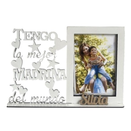 MARCO PARA FOTO MADRINA 02 - marrón