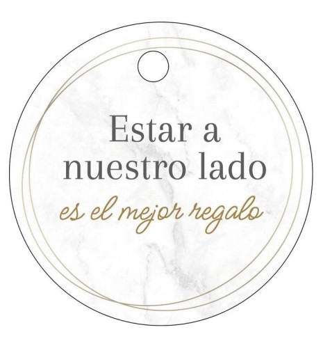 Tarjeta Redonda – “Estar a nuestro lado”