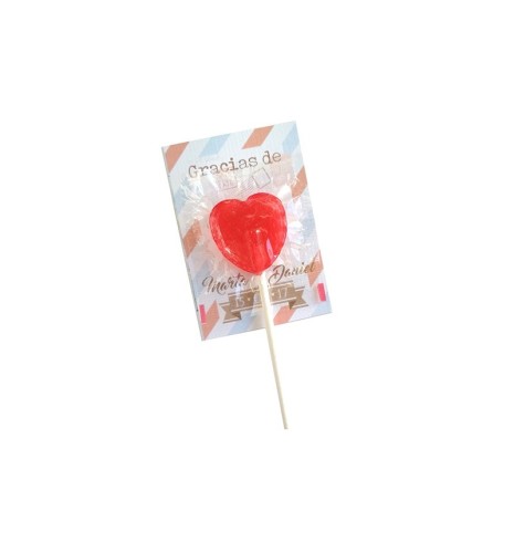 PIRULETA PARA BODA POSTAL